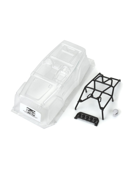 1-24 2004 Jeep LJ Clear Body-Trail Cage: SCX24