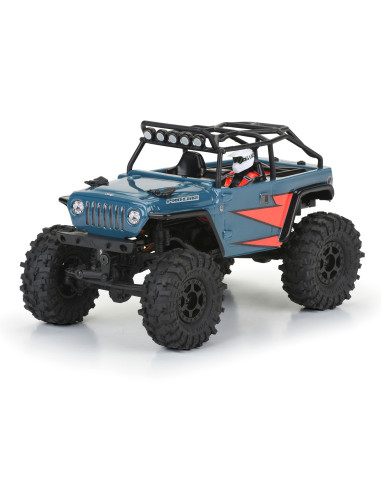1-24 2004 Jeep LJ Clear Body-Trail Cage: SCX24