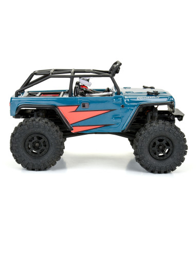 1-24 2004 Jeep LJ Clear Body-Trail Cage: SCX24