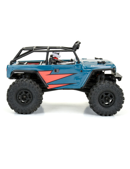1-24 2004 Jeep LJ Clear Body-Trail Cage: SCX24