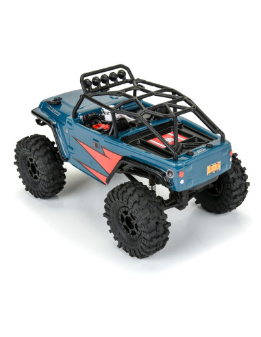 1-24 2004 Jeep LJ Clear Body-Trail Cage: SCX24