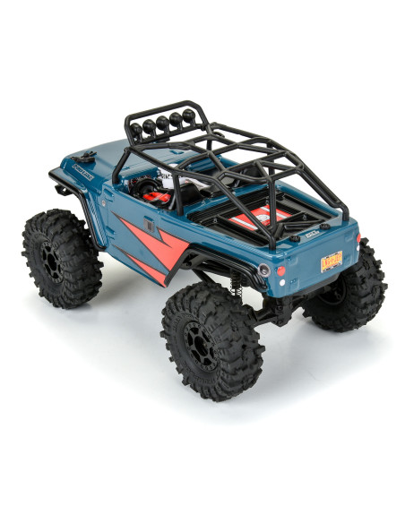1-24 2004 Jeep LJ Clear Body-Trail Cage: SCX24