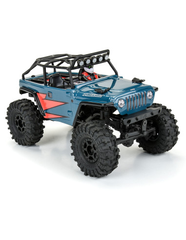 1-24 2004 Jeep LJ Clear Body-Trail Cage: SCX24