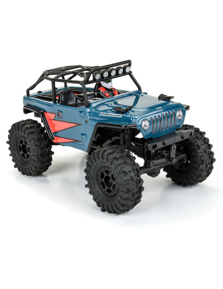 1-24 2004 Jeep LJ Clear Body-Trail Cage: SCX24