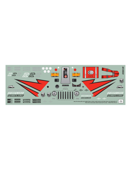 1-24 2004 Jeep LJ Clear Body-Trail Cage: SCX24