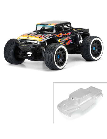 1-5 Pre-Cut 1956 Ford F-100 Clear Body: X-MAXX