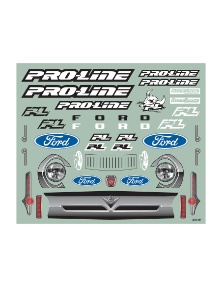 1-5 Pre-Cut 1956 Ford F-100 Clear Body: X-MAXX