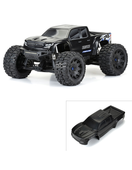 1-5 Pre-Cut Brute Bash Armor Black Body: X-MAXX