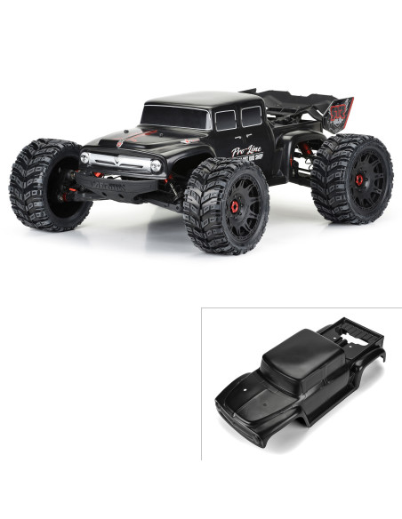 1-5 Pre-Cut Ford F-100 Bash Armor Black Body: Kraton 8S