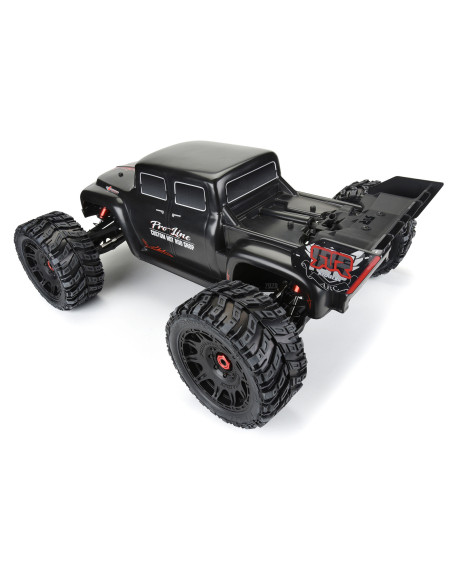 1-5 Pre-Cut Ford F-100 Bash Armor Black Body: Kraton 8S