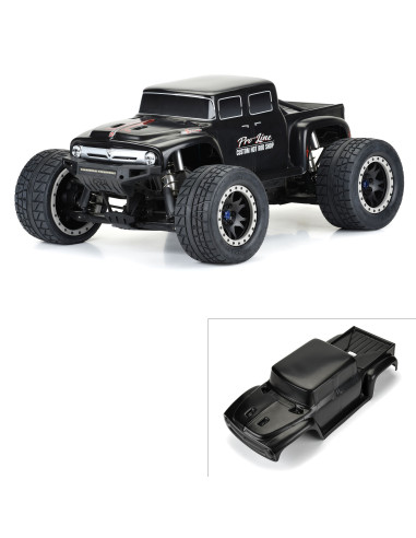 1-5 Pre-Cut Ford F-100 Bash Armor Black Body:...