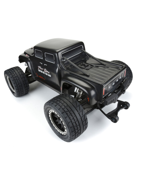 1-5 Pre-Cut Ford F-100 Bash Armor Black Body: X-MAXX