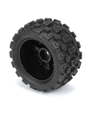 1-18 Badlands MX 1.85" F-R MTD 12mm Black Raid:...
