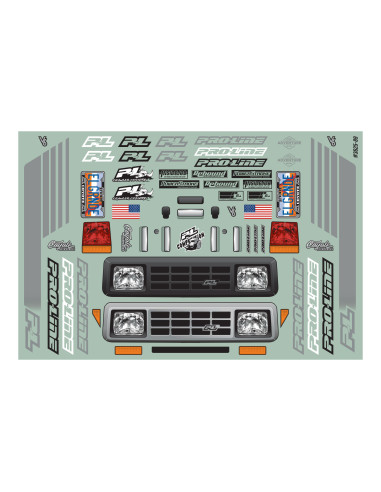 1-10 Coyote Grande Clear Body 12.3" Wheelbase...