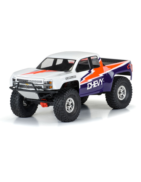1-10 2015 Chevy Silverado Pre-Runner Clear Body 12.3" WB Crawlers