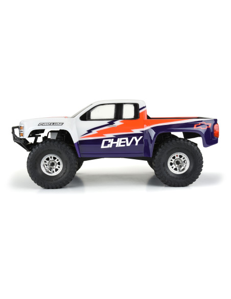 1-10 2015 Chevy Silverado Pre-Runner Clear Body 12.3" WB Crawlers