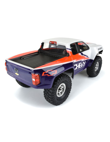 1-10 2015 Chevy Silverado Pre-Runner Clear Body 12.3" WB Crawlers