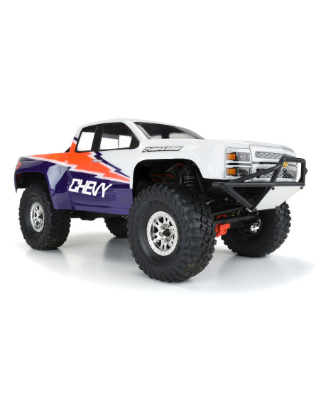 1-10 2015 Chevy Silverado Pre-Runner Clear Body 12.3" WB Crawlers