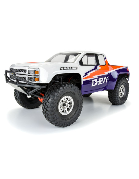 1-10 2015 Chevy Silverado Pre-Runner Clear Body 12.3" WB Crawlers