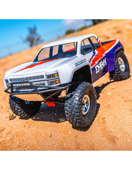 1-10 2015 Chevy Silverado Pre-Runner Clear Body 12.3" WB Crawlers
