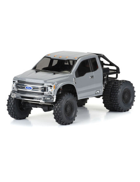 1-10 2017 Ford F-250 Super Duty Cab-Only Clear Body 12.3" WB Crawler