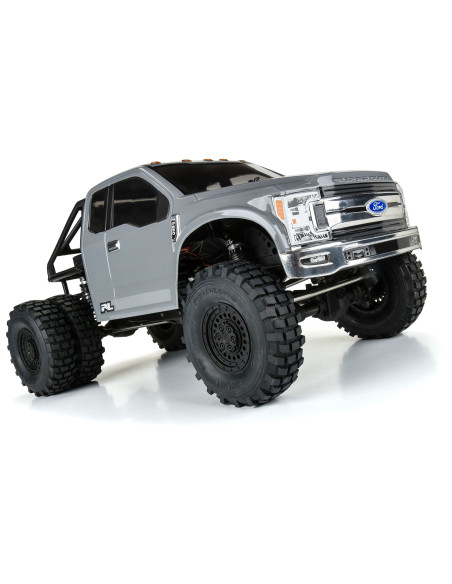 1-10 2017 Ford F-250 Super Duty Cab-Only Clear Body 12.3" WB Crawler