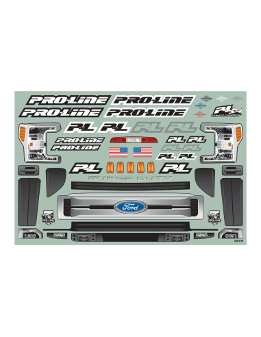 1-10 2017 Ford F-250 Super Duty Cab-Only Clear...