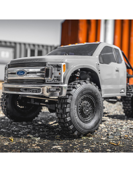1-10 2017 Ford F-250 Super Duty Cab-Only Clear Body 12.3" WB Crawler