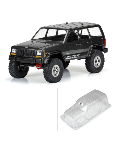 1-10 2001 Jeep Cherokee Clear Body 12.3” (313mm) Wheelbase Crawlers