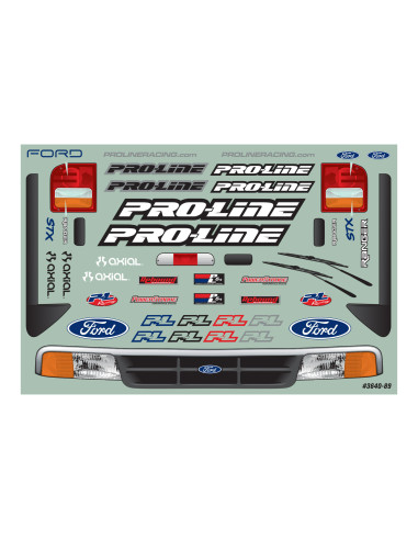 1-10 1993 Ford Ranger Pre-Runner Clear Body...