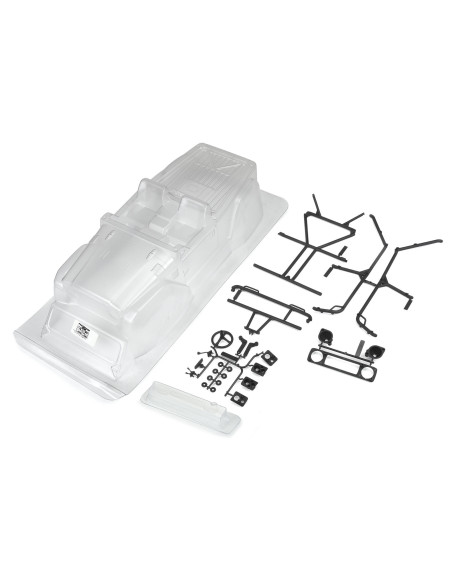 1-10 1979 Toyota Land Cruiser FJ40 Clear Body-Cage 12.3" WB Crawlers