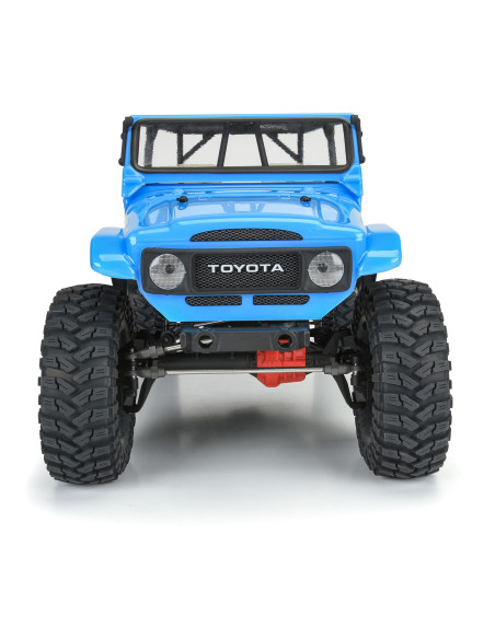 1-10 1979 Toyota Land Cruiser FJ40 Clear Body-Cage 12.3" WB Crawlers