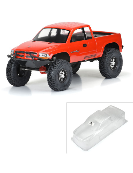 1-10 1997 Dodge Dakota Clear Body 12.3" (313mm) Wheelbase Crawlers