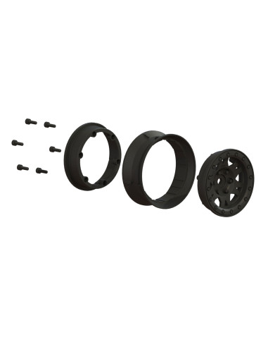 1-10 Impulse Front-Rear 1.9" 12mm Rock Crawler...