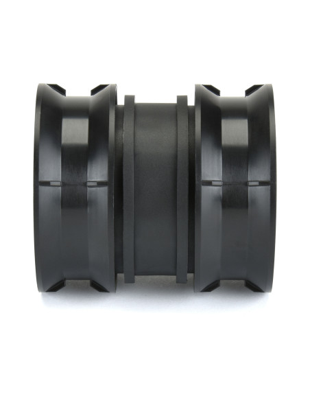 1-10 Carbine Front-Rear 1.9" 12mm Rock Crawler Wheels (2) Black