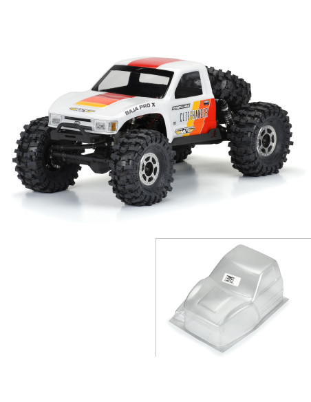 1-10 Cliffhanger HP Cab-Only Clear Body 12.3" (313mm) WB Crawlers