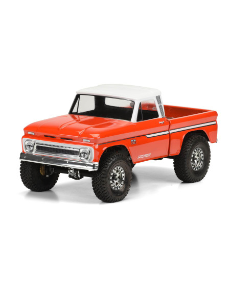 1-10 1966 Chevrolet C-10 Clear Body 12.3" (313mm) Wheelbase