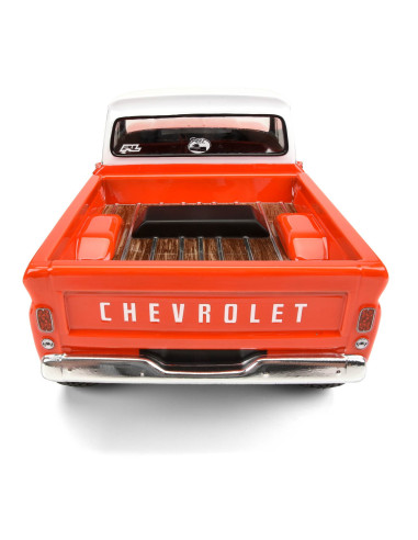 1-10 1966 Chevrolet C-10 Clear Body 12.3"...