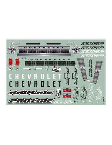 1-10 1966 Chevrolet C-10 Clear Body 12.3"...