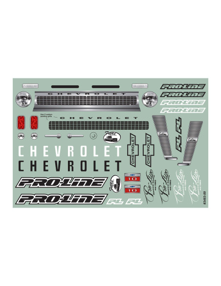 1-10 1966 Chevrolet C-10 Clear Body 12.3" (313mm) Wheelbase
