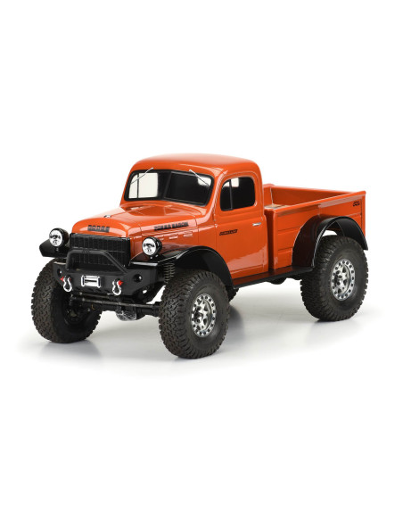 1-10 1946 Dodge Power Wagon Clear Body 12.3" (313mm) WB Crawlers