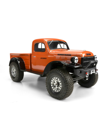 1-10 1946 Dodge Power Wagon Clear Body 12.3" (313mm) WB Crawlers
