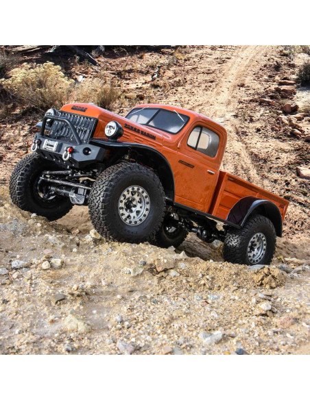 1-10 1946 Dodge Power Wagon Clear Body 12.3" (313mm) WB Crawlers
