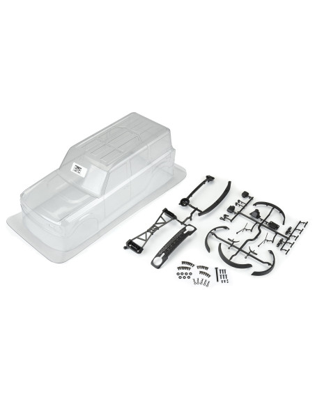 1-10 2021 Ford Bronco Clear Body Set 12.3" Wheelbase: Crawlers