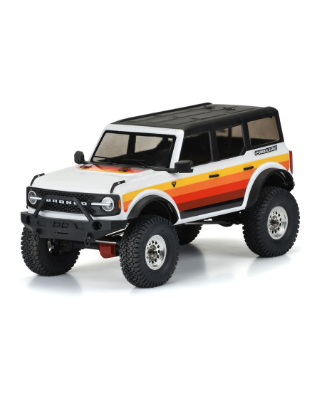 1-10 2021 Ford Bronco Clear Body Set 12.3" Wheelbase: Crawlers