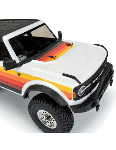 1-10 2021 Ford Bronco Clear Body Set 12.3" Wheelbase: Crawlers