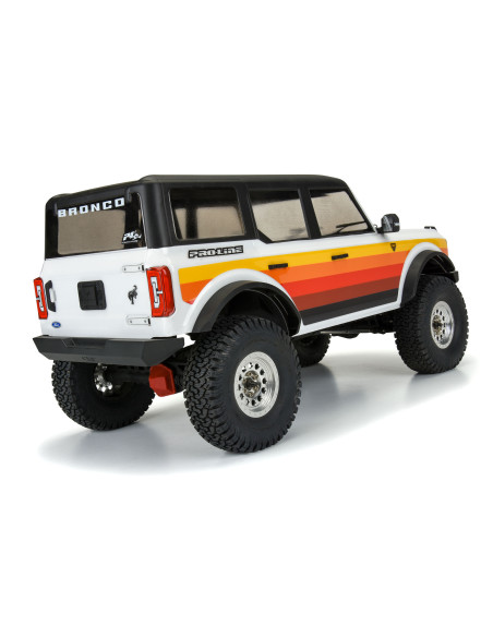 1-10 2021 Ford Bronco Clear Body Set 12.3" Wheelbase: Crawlers