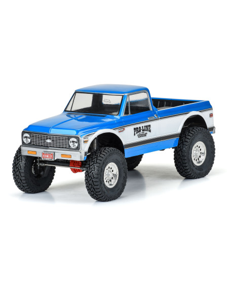 1-10 1972 Chevy K-10 Clear Body 12.3" Wheelbase Crawlers