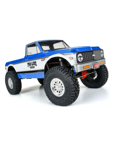 1-10 1972 Chevy K-10 Clear Body 12.3" Wheelbase...