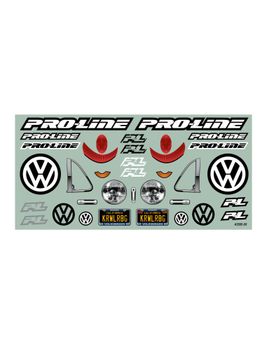 1-10 Volkswagen Beetle Clear Body 12.3" (313mm)...